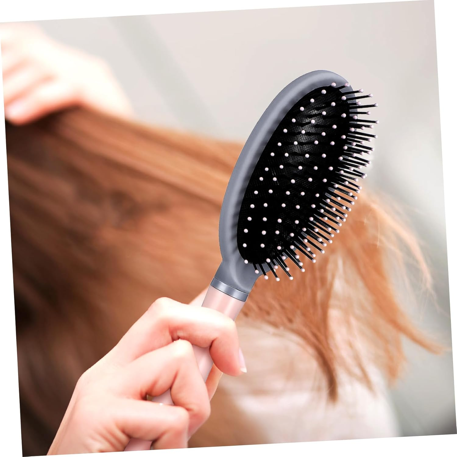 BIUDECO Salon round Brush 2 Detangler Brushes for Wet Hair Hair Comb for Styling Massaging Brush for Hair image number 5