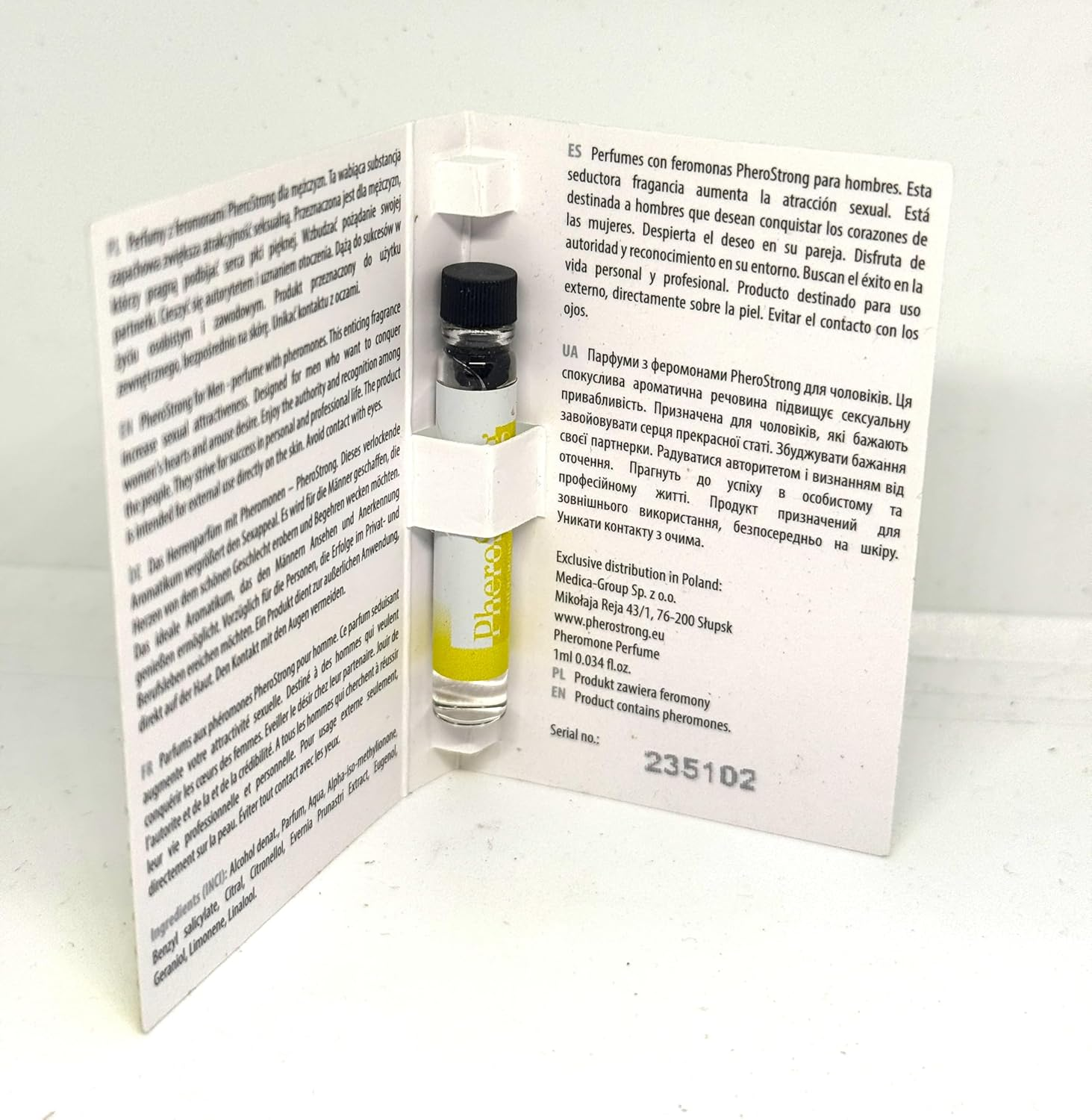 Pherostrong Pheromone Just for Men - Refreshing & Masculine Fragrance | Citrus, Marine & Woody Notes | Confidence-Boosting Scent | 1 Ml image number 4