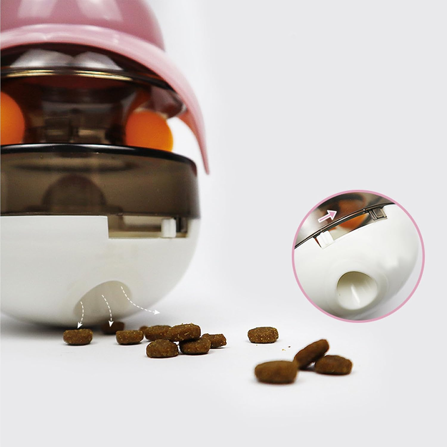 Cat Treat Puzzle, Cat Treat Dispenser Toy Cat Treat Toy, Tumbler Interactive Ball Cat Puzzle Feeder, Cat Food Puzzle Cat Food Ball Cat Snacks Temptations, Food Puzzle Toys for Cats/447 image number 2