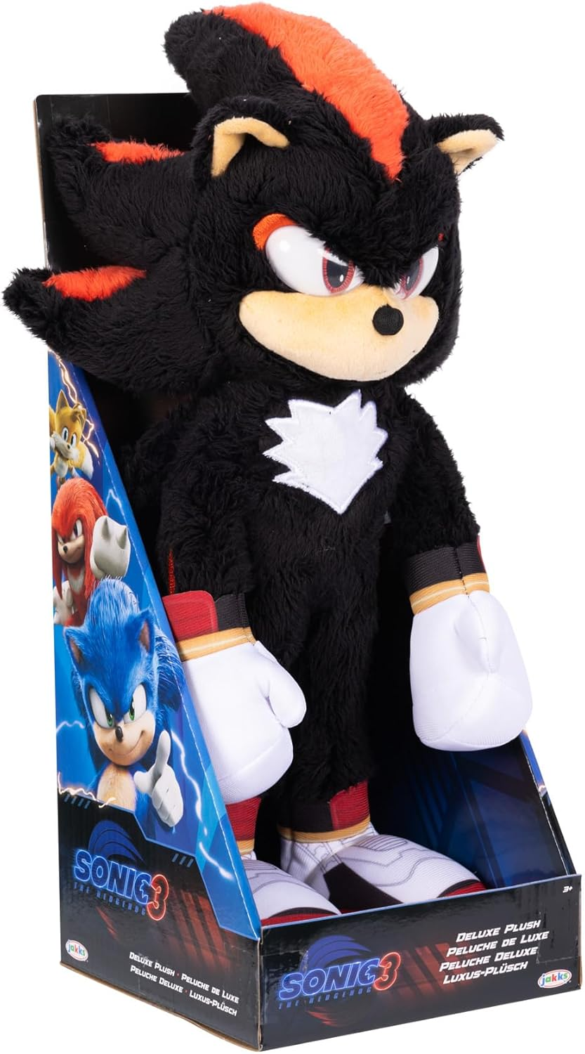 Sonic 3 Movie- 13" Deluxe Plush - Shadow image number 1