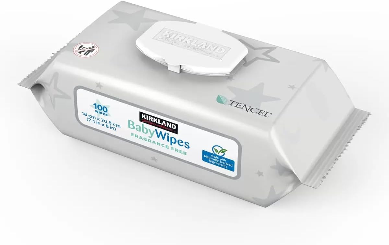 Kirkland Signature Baby Wipes Fragrance Free 100 Wipes
