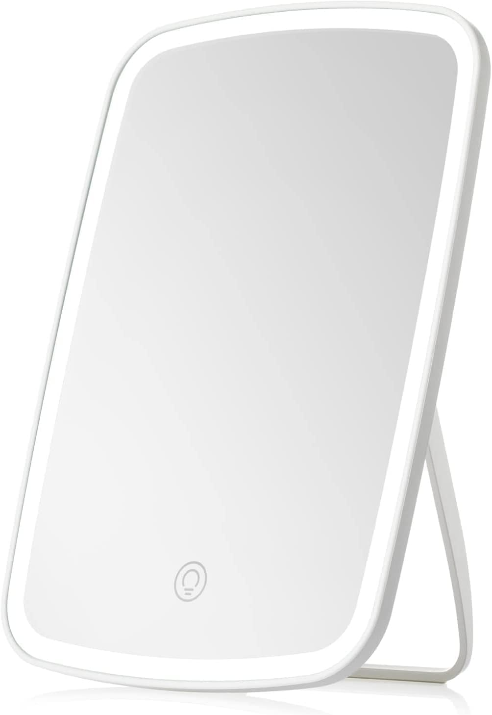 Makeup Mirror Touch Screen Vanity Mirror with Lights, Portable Makeup Mirrors LED Brightness Adjustable Mirror USB Rechargeable Cosmetic Mirror image number 6