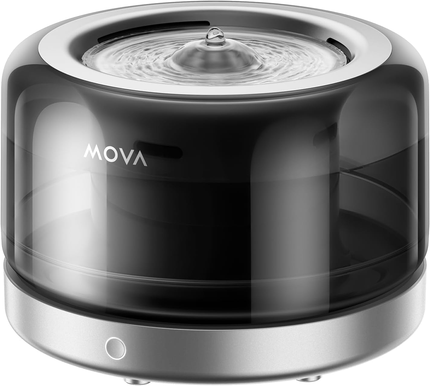 MOVA WF20 Pro Cat Fountain, Stainless Steel Water Plate Pet Fountain with 3 Water Flow Modes Detachable Design Easy to Clean and Assemble, Filters Included image number 5
