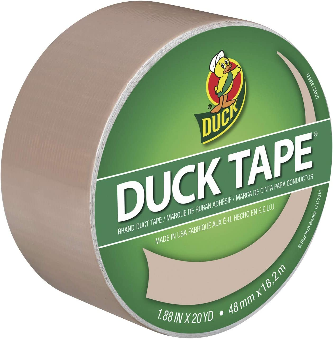 Duck Brand Duck Color Duct Tape, 6-Roll, Black (1265013_C)