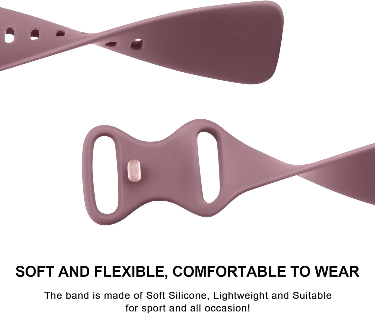 Tobfit Pack of 6 Wristbands for Fitbit Charge 6 Wristband/Fitbit Charge 5 Wristband Women Men, Silicone Sport Replacement Wristbands for Fitbit Charge 6 / Fitbit Charge 5 image number 6