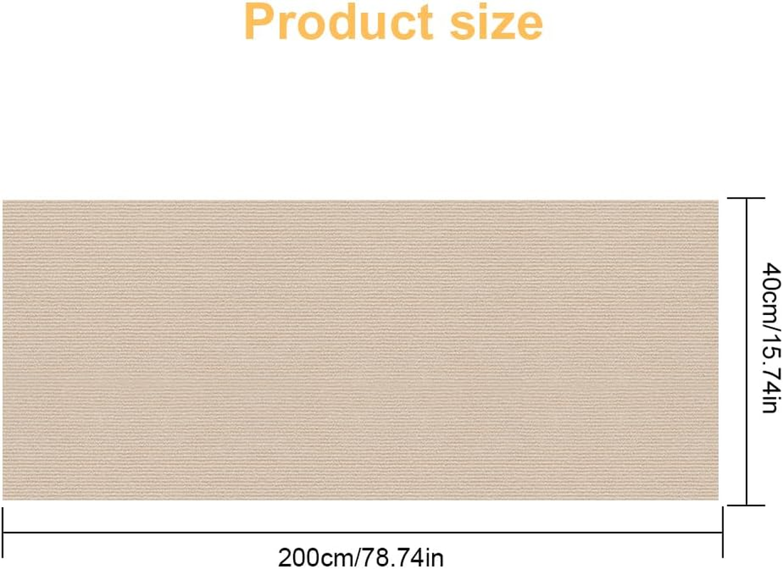 Cat Scratching Boards, Self-Adhesive, 200 X 40 Cm, Cat Scratching Mat, DIY Climbing Cat Scratcher, Scratching Pads for Cats, DIY Cat Scratching Boards, Cat Wall Rug, Scratch-Resistant Sofa Scratching image number 5