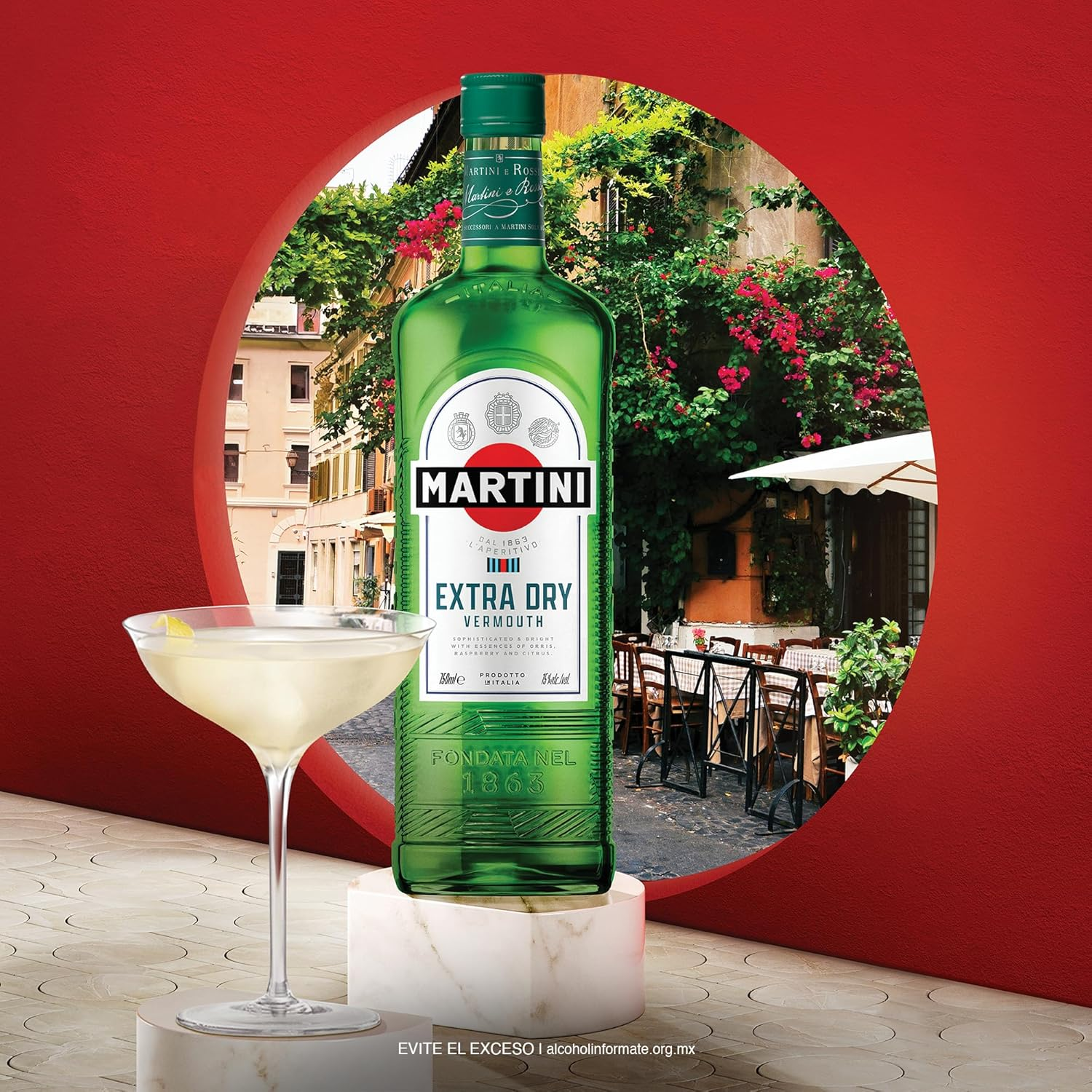 Martini Extra Dry Vermouth 1L - 1 Bottle image number 2
