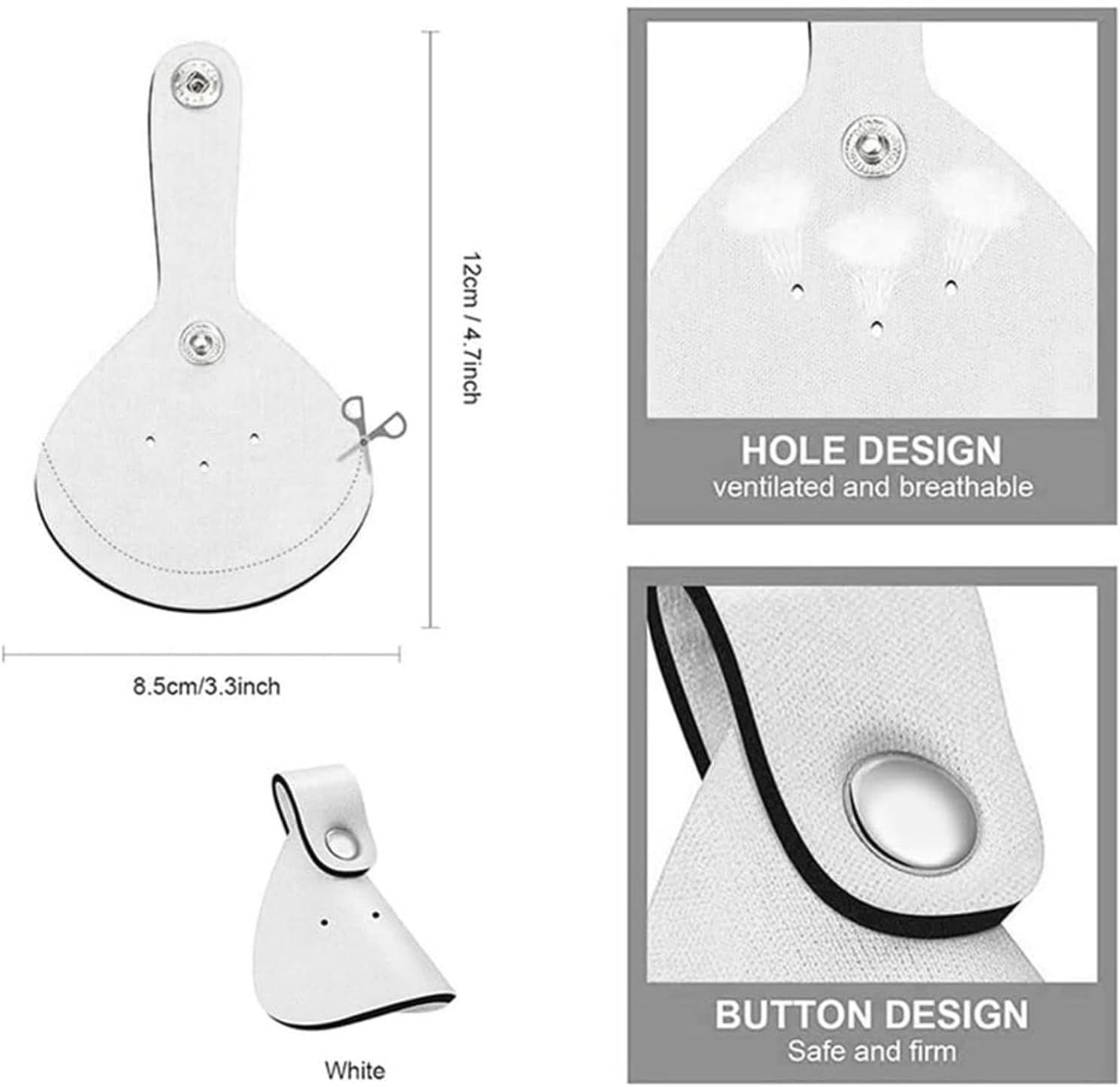 Nose Sun Protection Cover | Outdoor Light Protection Nose Cover for Glasses,Breathable Eye Guard Patch Outdoor Sunshade for Men, Women, Adults, Youth image number 3