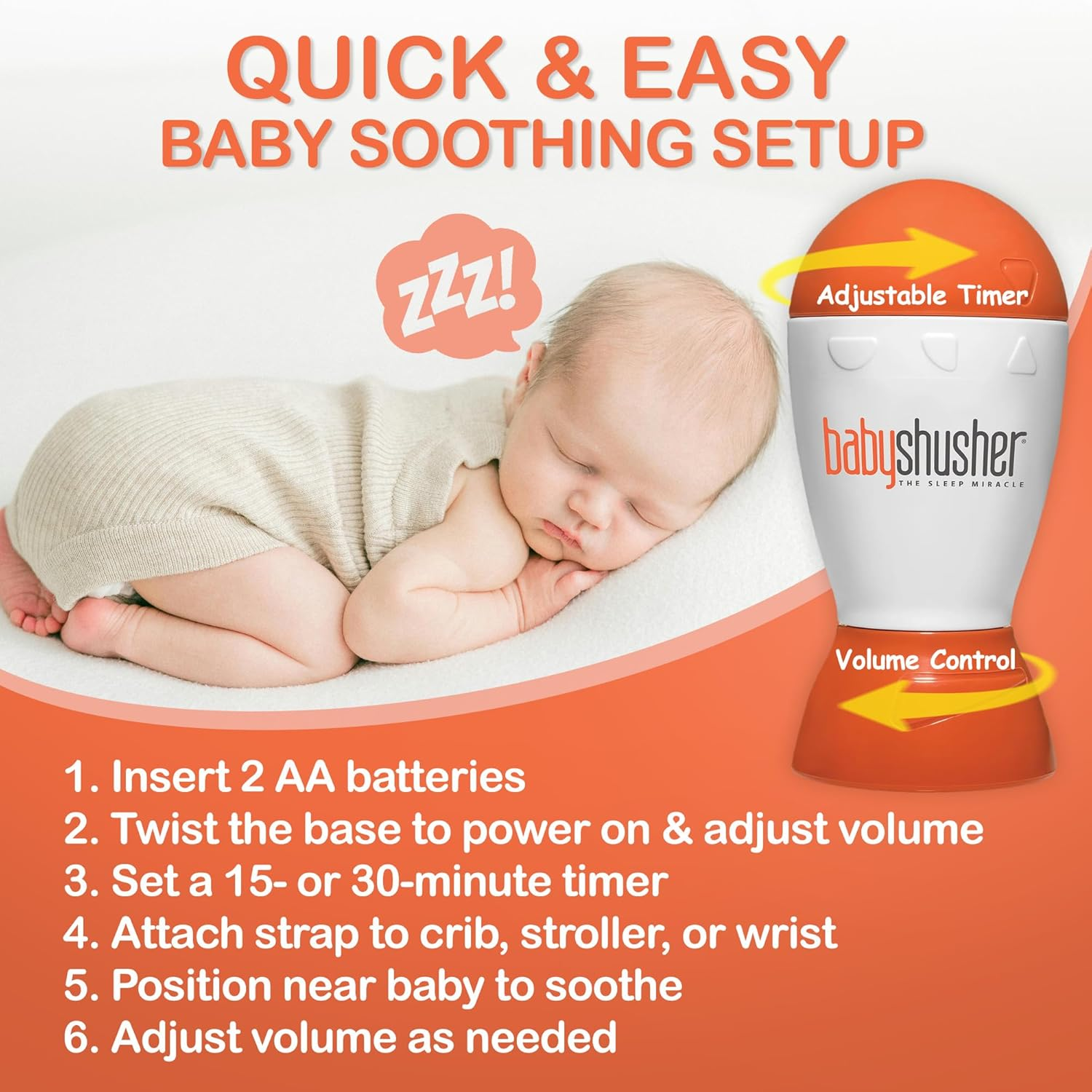 Baby Shusher Sleep Miracle Soother image number 4