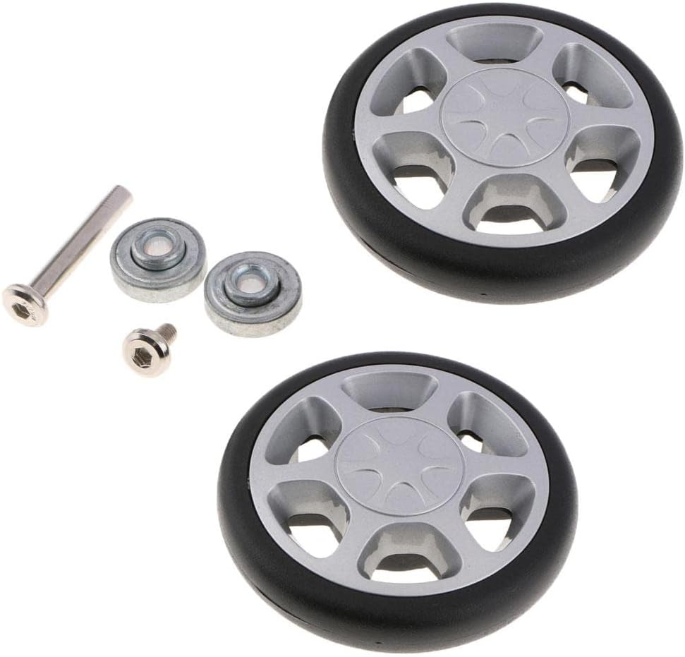 Perfk Suitcase Wheels Casters Luggage Bag Accessory & Nail 2Set 8218A-A image number 4