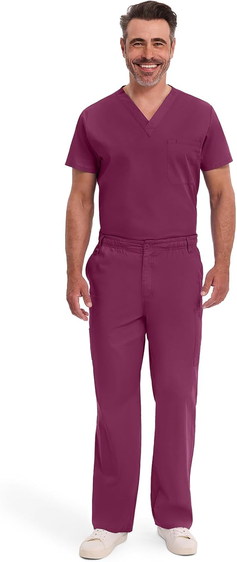 Dickies EDS Signature Mens Zip Fly Pull on Scrub Pant 81006 image number 3