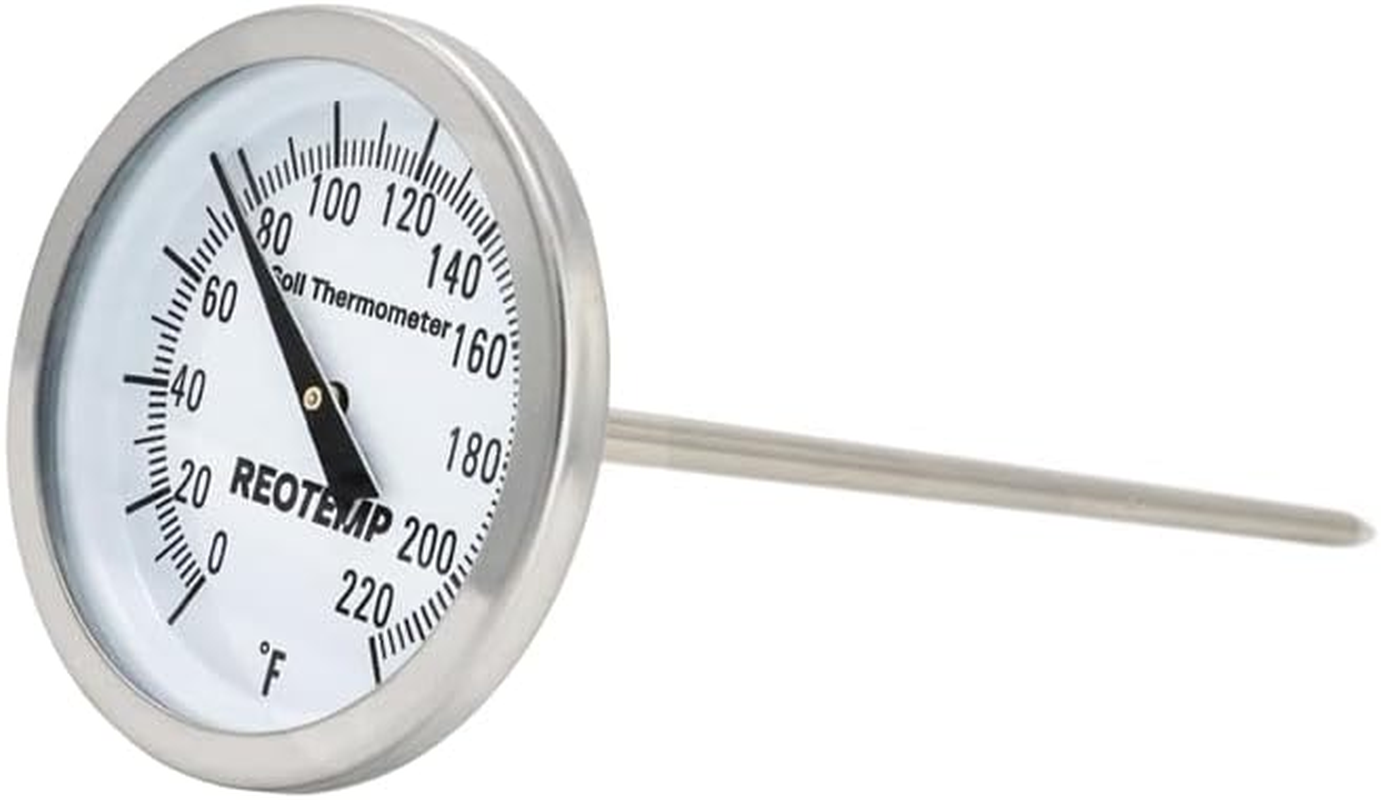 REOTEMP K82-3 Soil Thermometer, 7 Inch Stem, Waterproof, for Seeding and Transplanting Garden Temperature Measurement, 0-220 Fahrenheit image number 2