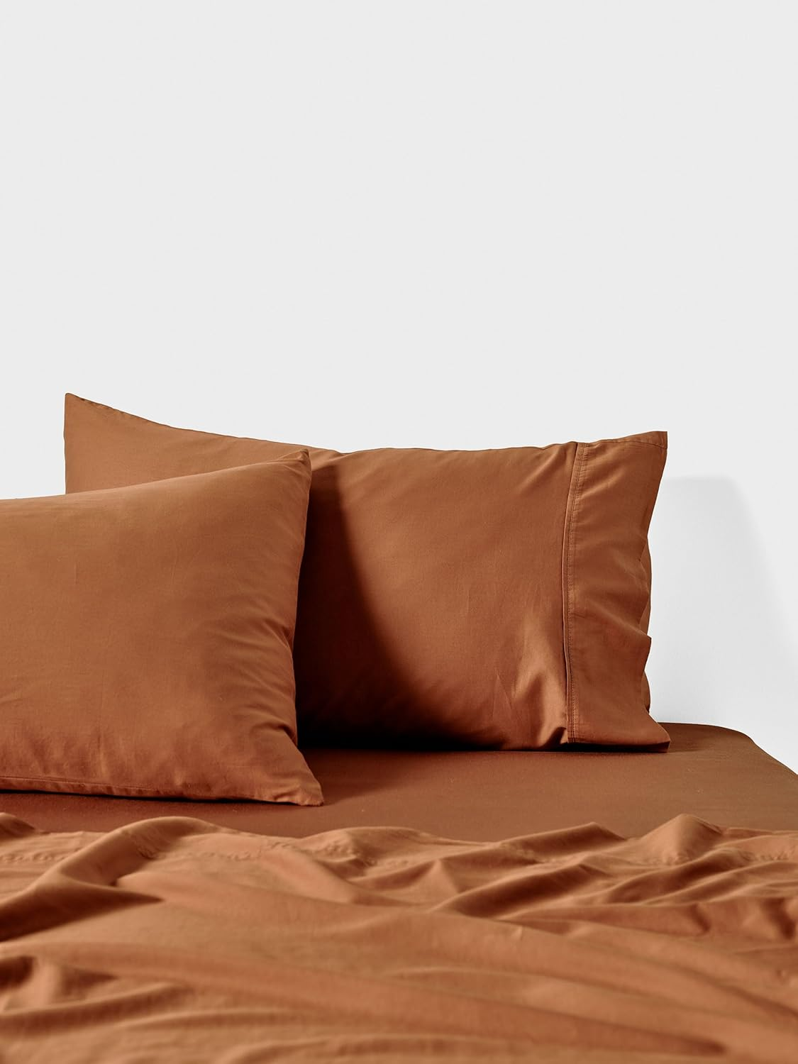 Linen House Surf Wash Sheet Set, Rust, King Single Bed