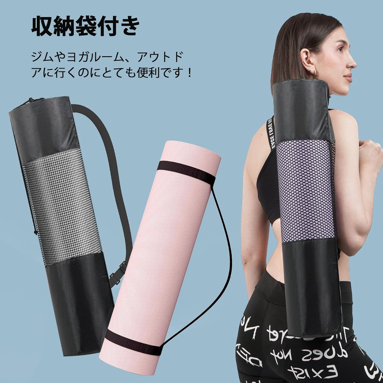 SURFOU Yoga Mat, TPE Premium Material, 0.3 Inches (8 Mm) image number 3