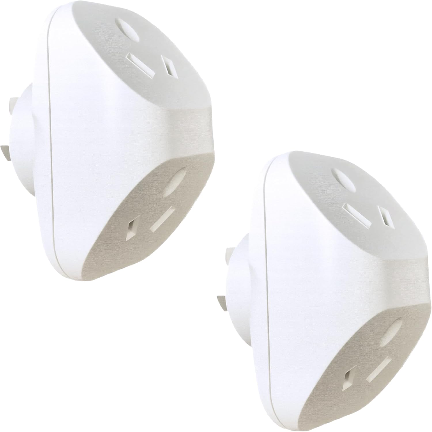 2 Pack Outlet Extender, Double Power Plug, Double Adapter, 1-To-2 Socket Extender, Multi Plug, Cruise Essentials for Home, Hotel, Bedroom image number 1