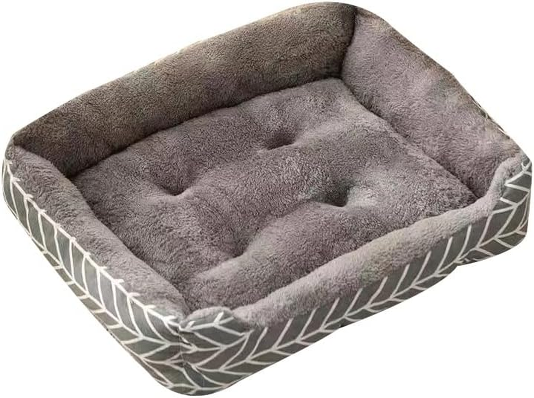 Dog Bed Dog Crate Mattress Mat 90 * 70CM 80 * 60CM Dog Cage Pillow Cat Bed Washable Pet Bed Cushion Blanket for Medium Dogs Super Soft Cozy Non-Slip Bottom (Color : F, Size : 50 * 40Cm)