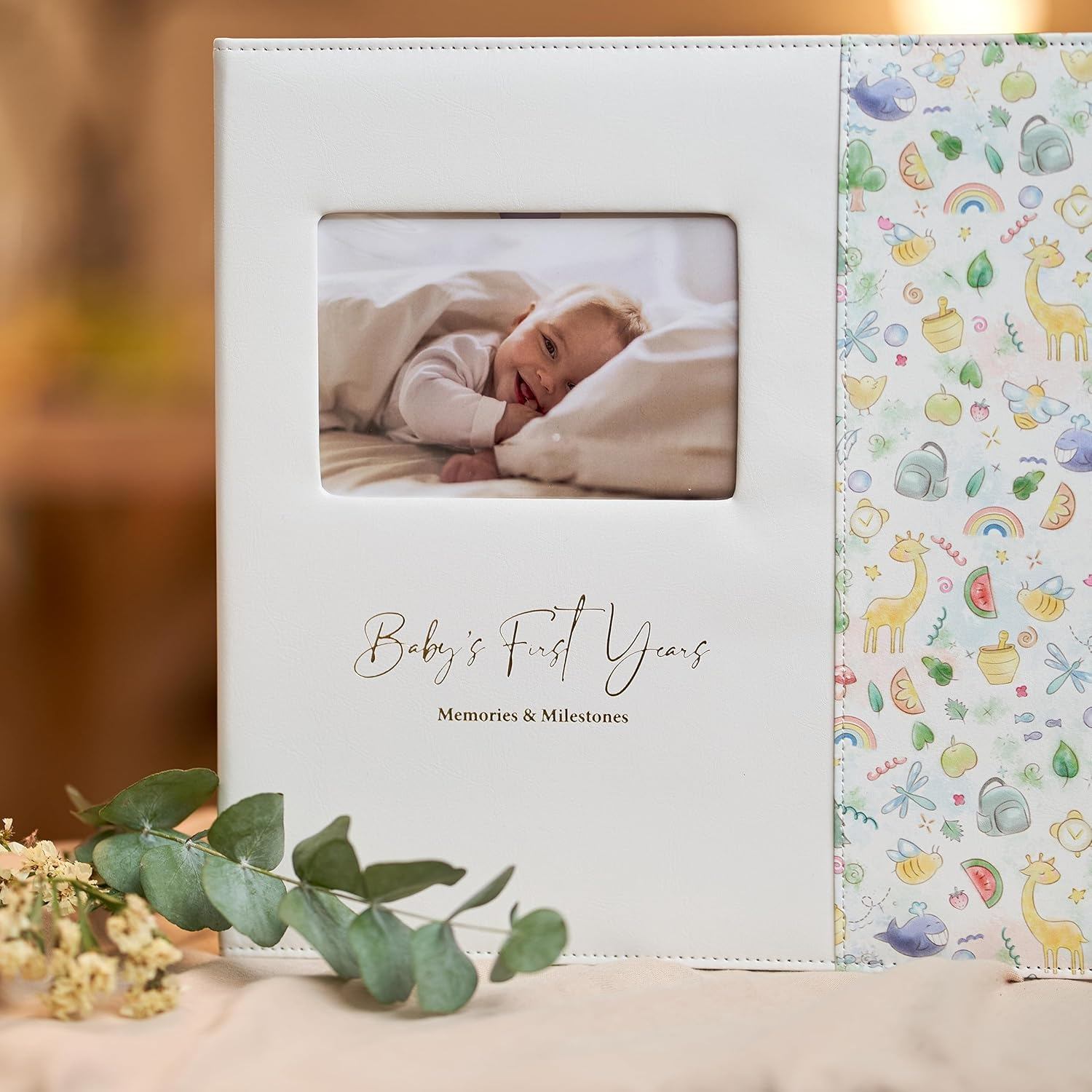 Baby Memory Book Extra Pages for Photos &ndash; Baby Book &ldquo;Choose Joy&rdquo; | 10 Additional Paper Sheets for Loose-Leaf Baby Photo Album Keepsake Journal for Newborn Girls Boys | Refill Paper Set image number 4