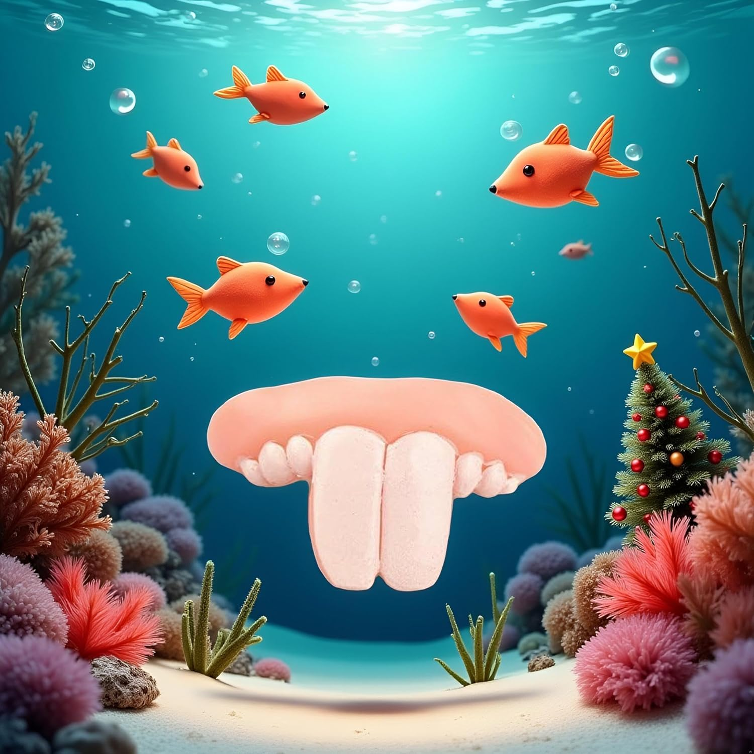 White Fake Dog Teeth, Fake Teeth for Dogs, Funny Braces, Christmas Costume Suitable Chew Pet Supplies, Buck For, Dog Chew image number 2