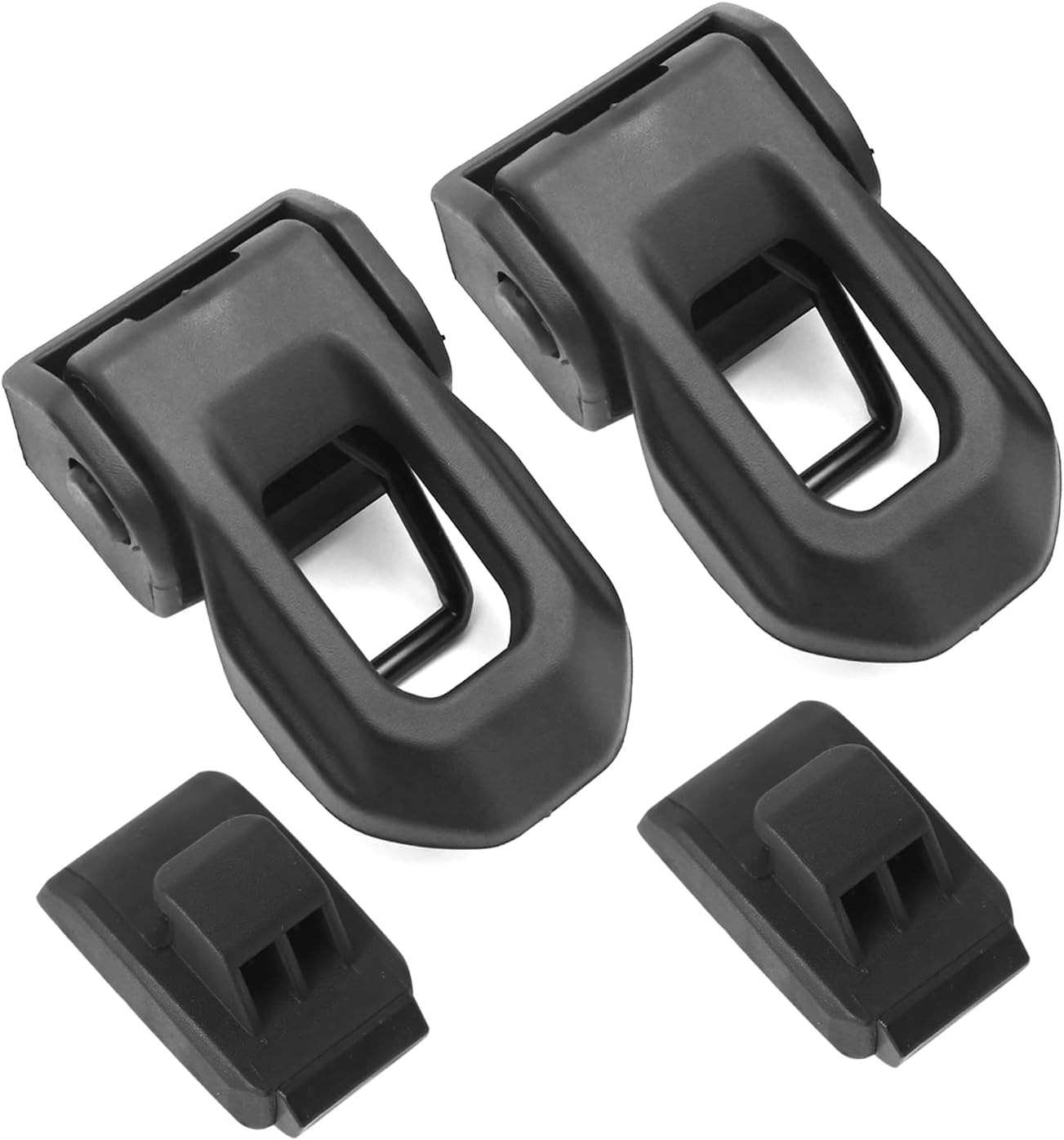 2Pcs Latch Locking Hood Catch Kit Replacement for Jeep Wrangler JK JL 2 Door & Unlimited 4 Door 2007 2008 2009 2010 2011 2012 2013 2014 2015 2016 2017 2018 Hood Locking Mechanism Kit image number 4