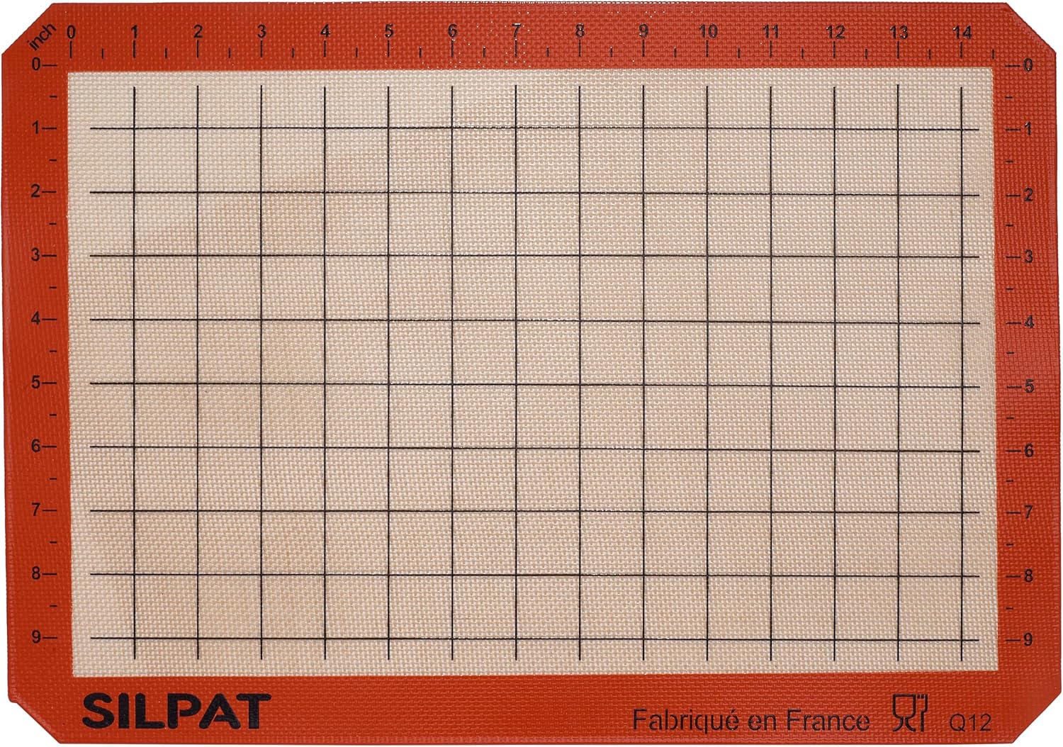 Silpat the Original Premium Non-Stick Silicone Baking Mat, Gridded Half Sheet Size, 11-5/8 X 16-1/2 image number 2