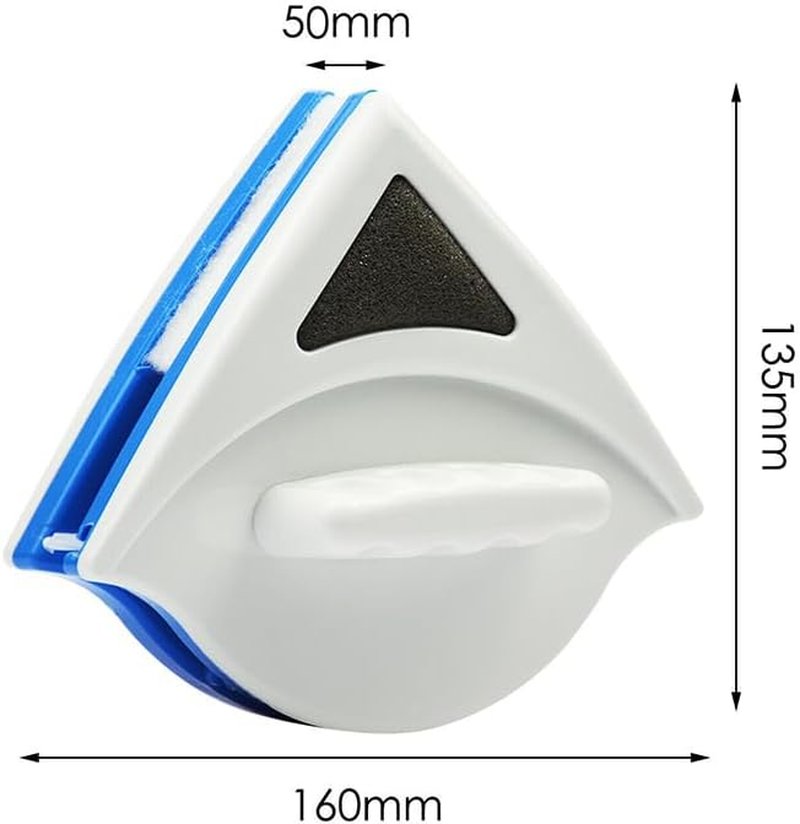 AIMALL Double Sided Magnetic Window Cleaner for Glazed Glass, Powerful Wiper Tool for 3-8Mm Double Glazed Windows, with Anti-Falling Rope, 2.17"X4.72" Size image number 3