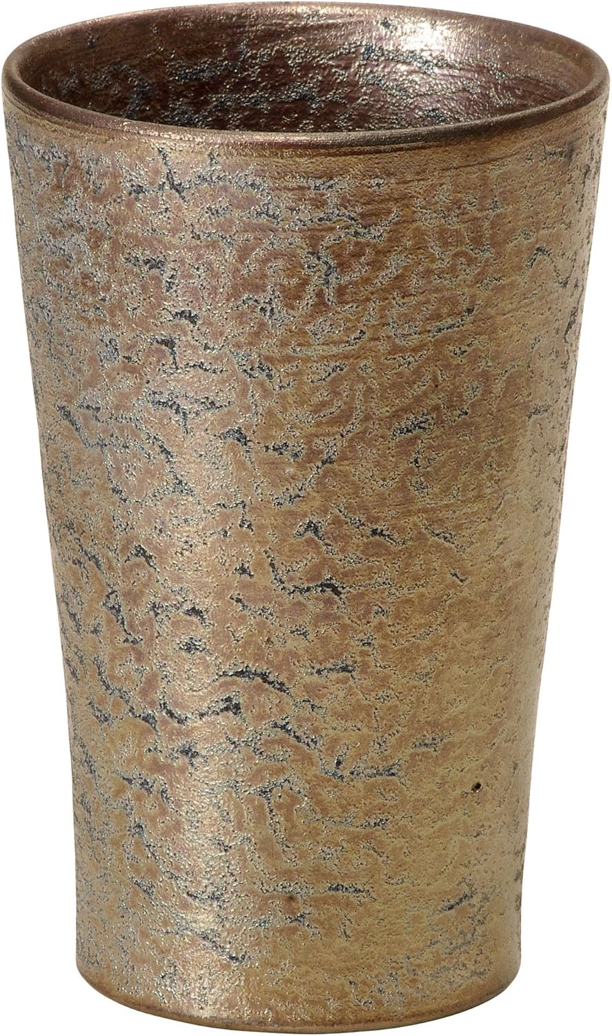 Shigaraki Ware 30-5666 Hechimon Masano Tomita Yugen Ginhana Free Cup, Black Gold image number 2