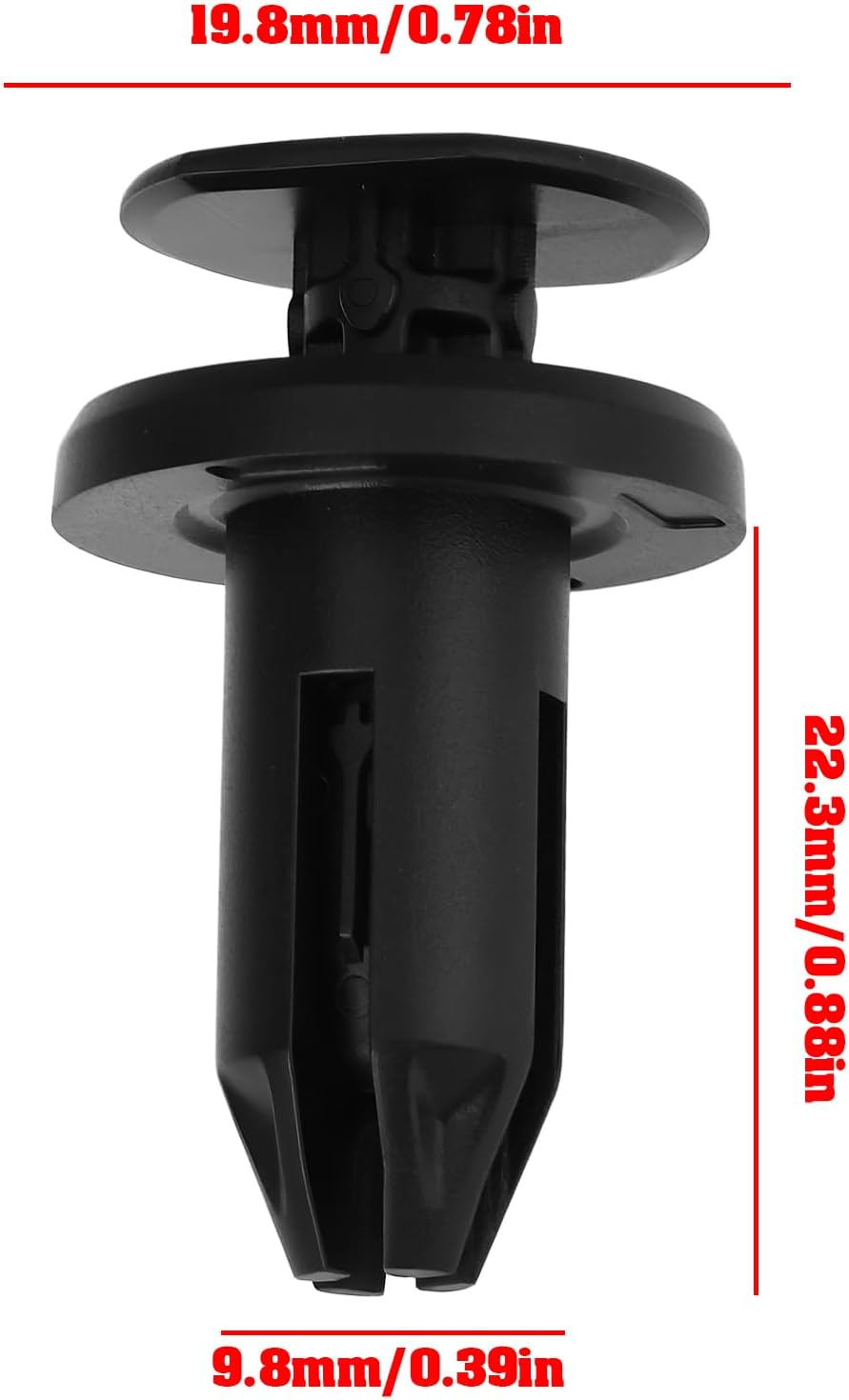 Ecsing 10Pcs Retainer Clip 88570-143 Compatible with Mazda GJ GL CX KE GH BM BN DL