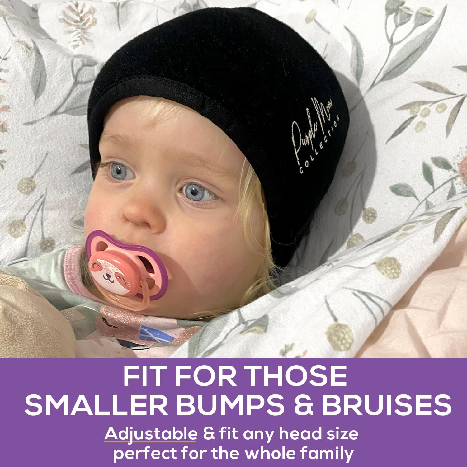 PMC Migraine Relief Cap &ndash; Completely Adjustable Headache Hat That Fits Any Body Part - Flexible Compression, Use Hot or Cold - Migraine Ice Head Wrap, Gel Infused Icepack That&rsquo;S Family Friendly image number 6