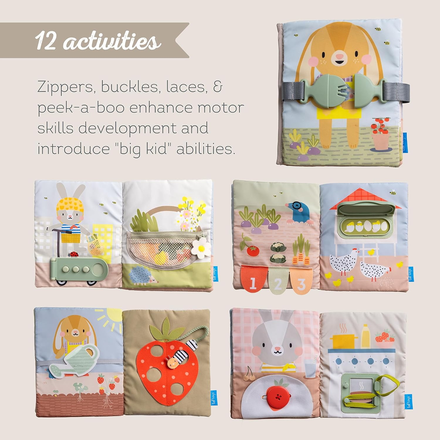 Taf Toys Quiet Busy Book image number 3