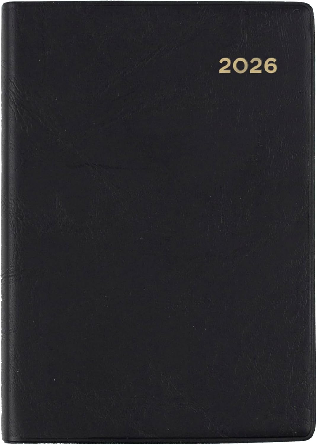 Collins - Belmont Pocket 12 Month 2026 Diary/Planner, Week to View, A7 PVC - Black