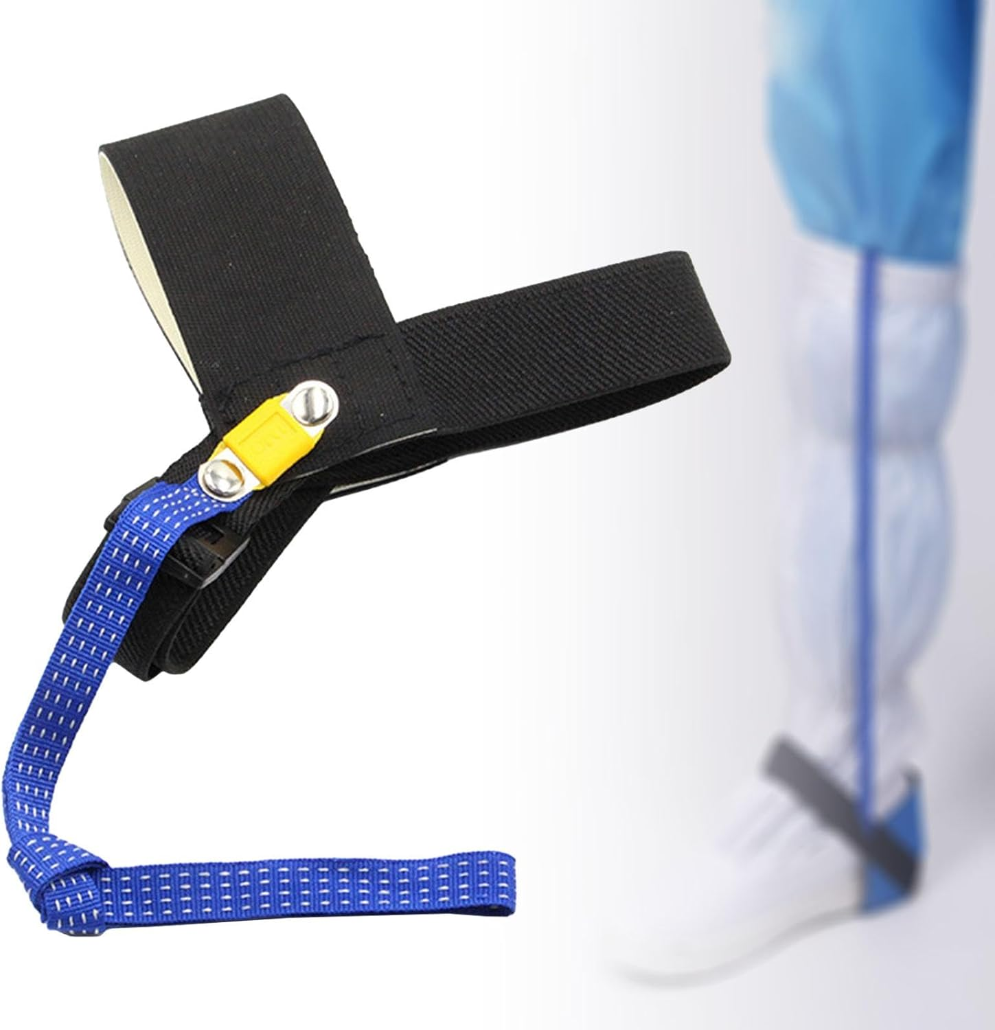 Harayaa anti Static Ankle Heel Strap ESD Grounding Cord Grounder Electronic Discharge Band for Electronics Factory Electronic Devices