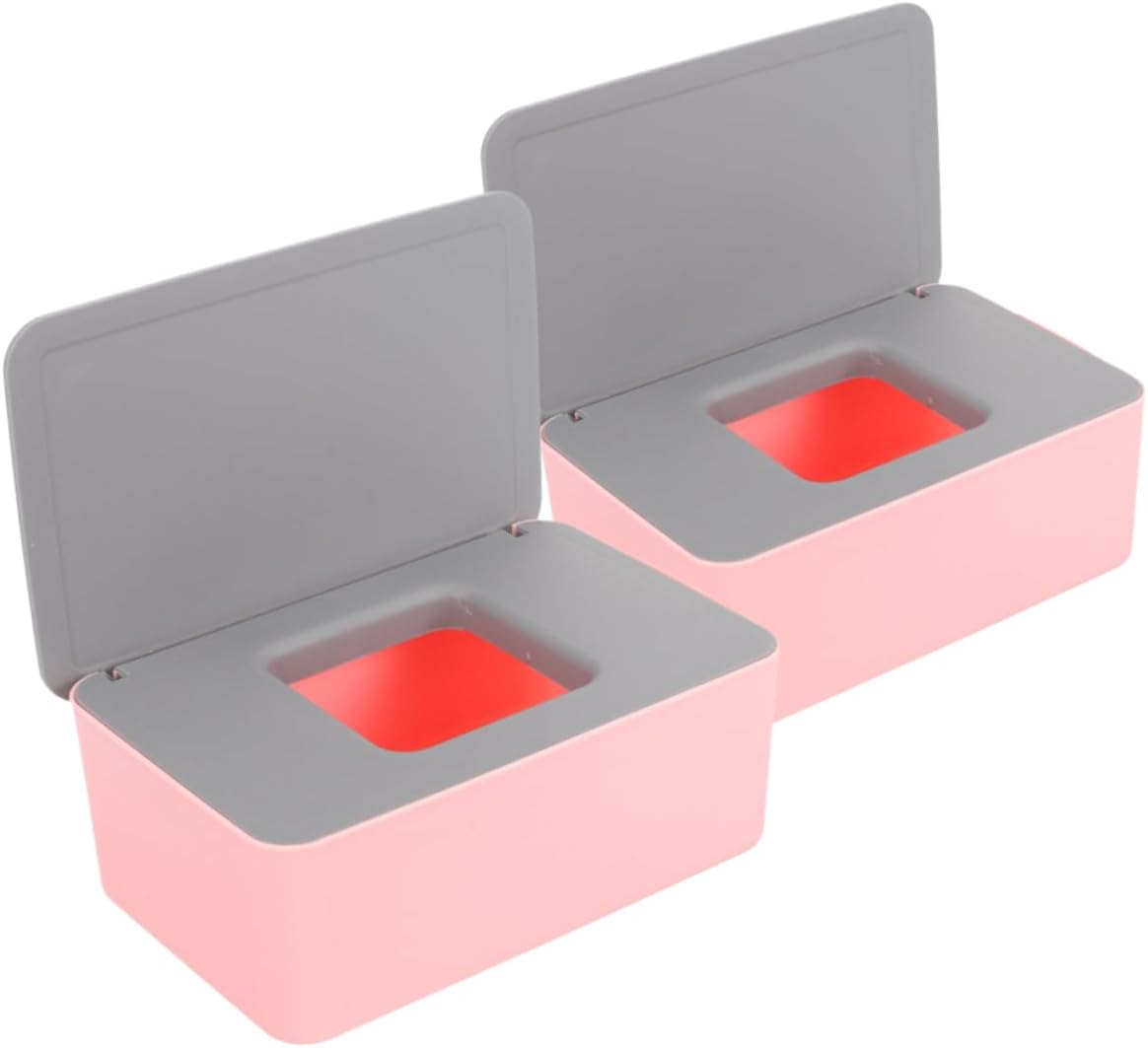 2Pcs Portable Wet Wipes Box Seal Storage Container for Wet Napkin Tissue Accessory Wipe Dispenser Refillable image number 6