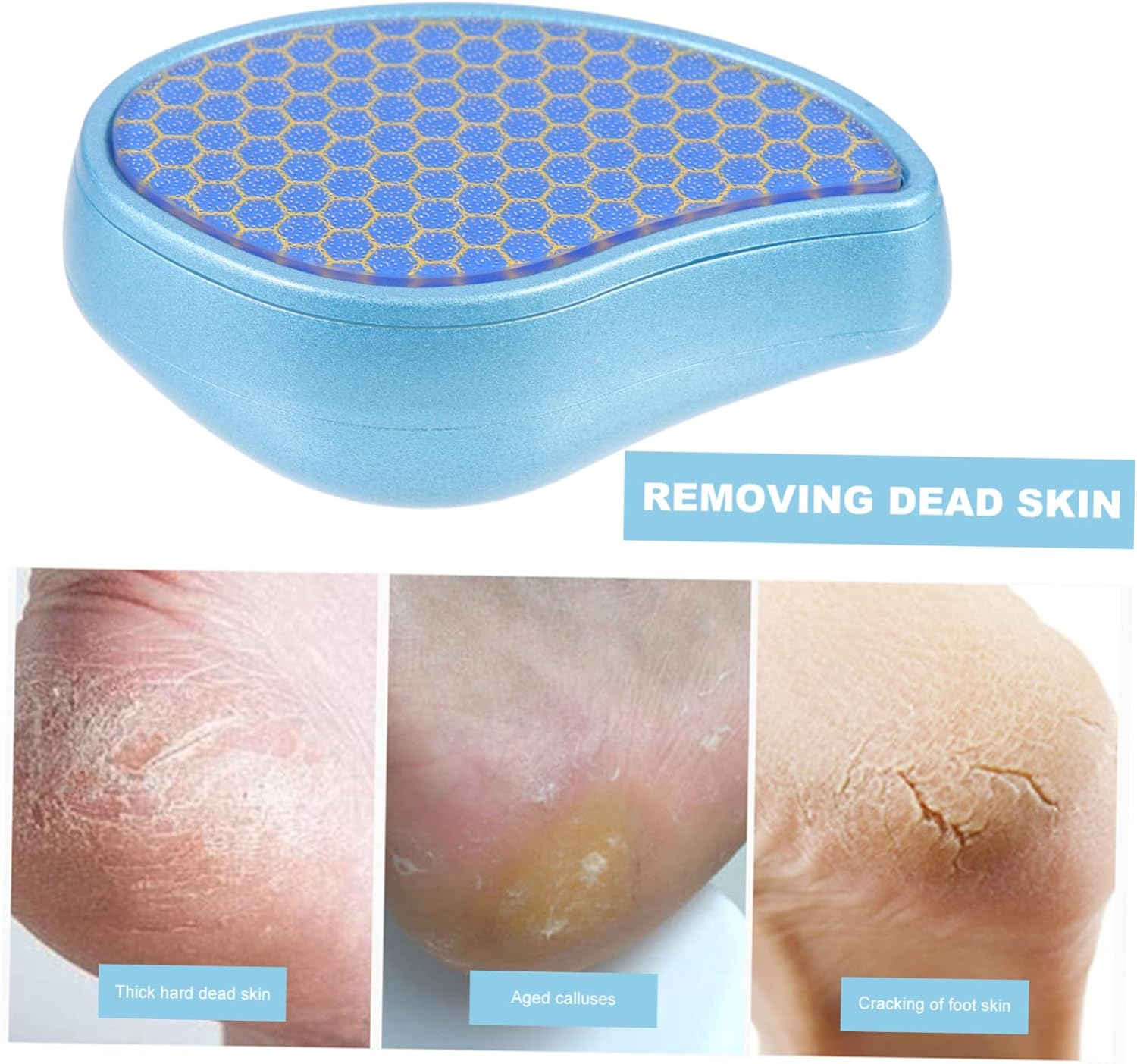 Manual Foot Care File Portable Exfoliating Callus Remover for Dead Skin High Grade Material Foot File for Smooth Skin for Home Use Space Saving Design image number 4