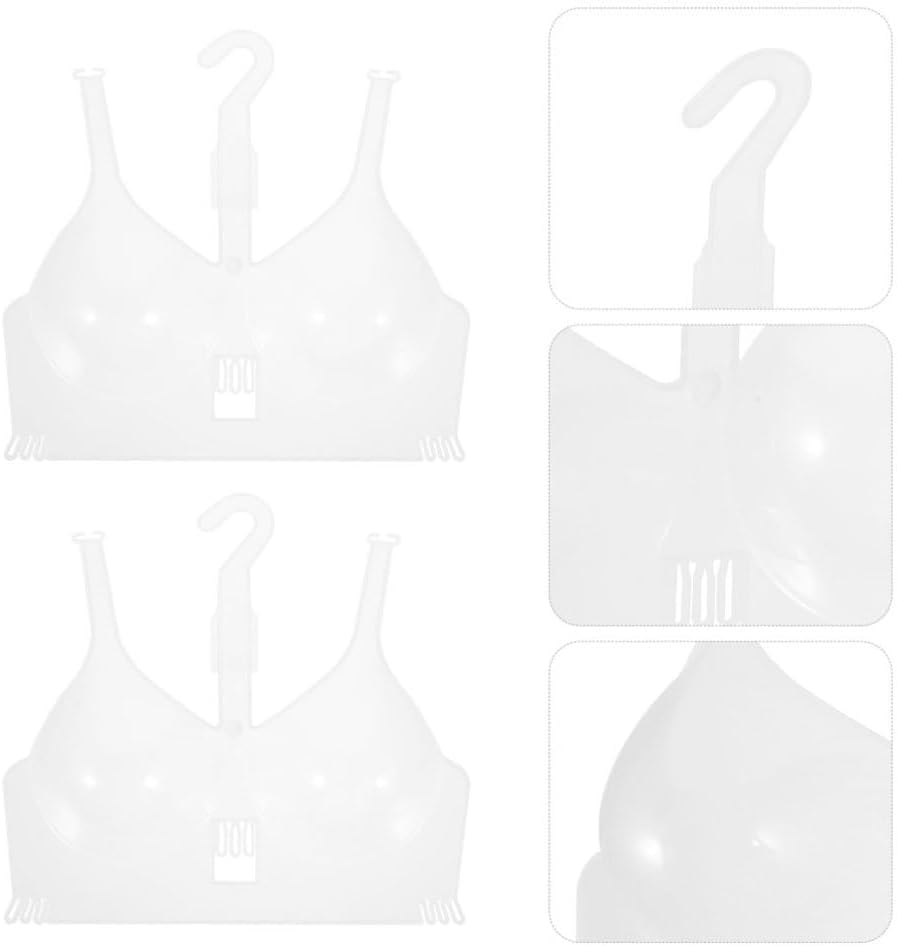 Iplusmile Clothes Hanger Rack 5Pcs Bra Hanger for Store Display Fashionable and Sturdy Easy to Set Up image number 4