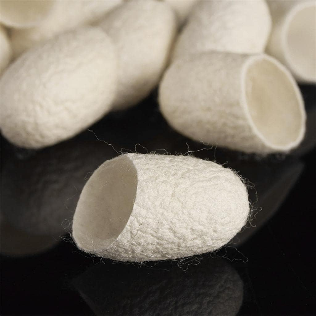 Lot 100X Natural Silkworm Cocoons Facial Scrub Balls Skin Care image number 5