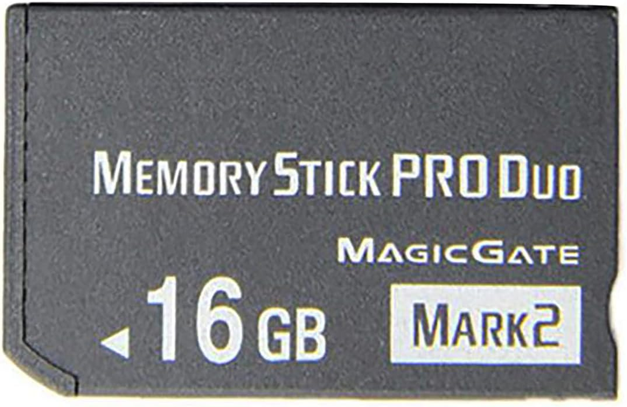 LICHIFIT 8/16/ 32/ 64GB Memory Stick Pro Duo Memory Card Thumb Drive Flash Drive Bulk for Sony PSP 2000 3000 High-Speed Black