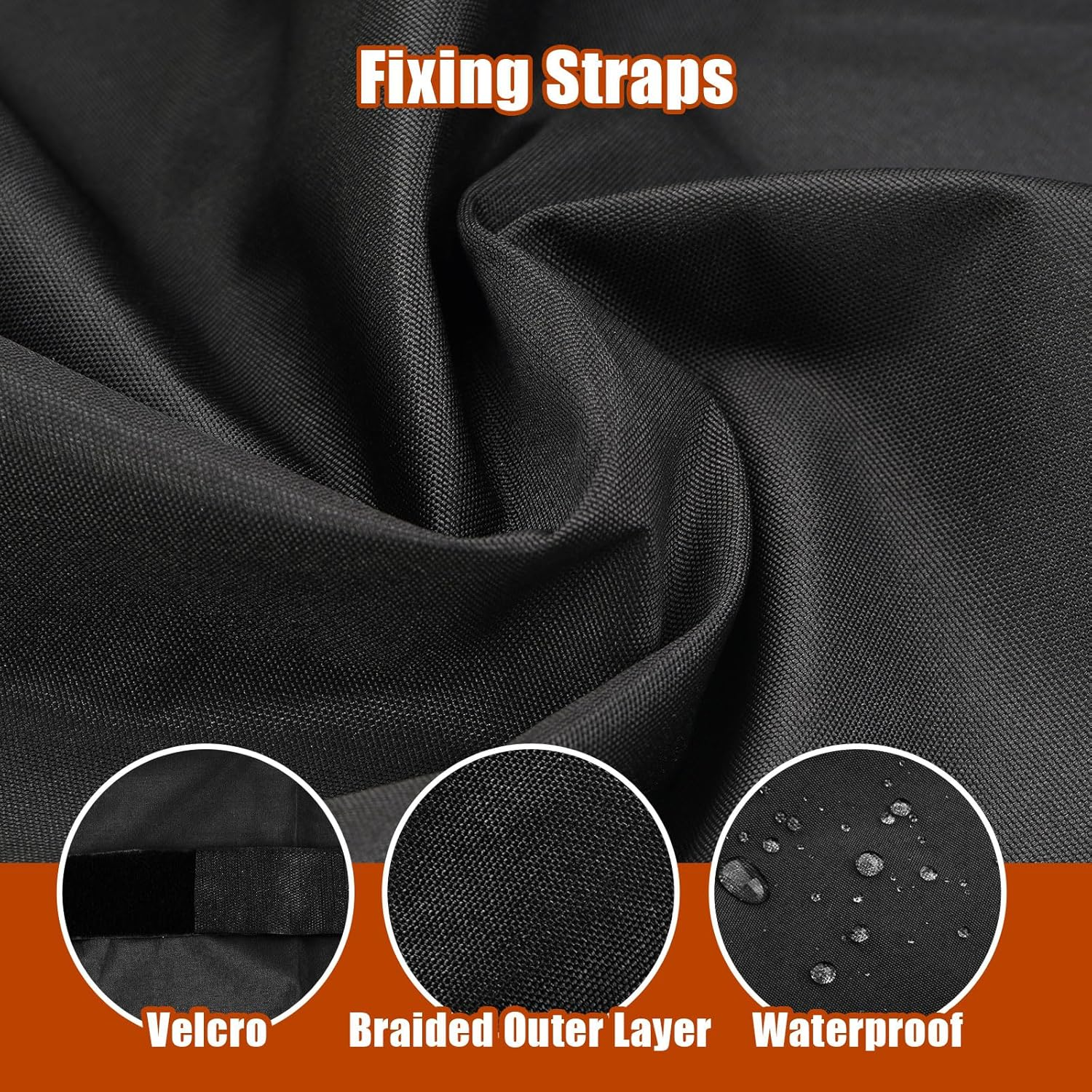 Grill Cover Replacement for Weber 7108 Summit 400-Series Gas Grills，Waterproof Fade Resistant BBQ Cover (66L X 26.8W X 47H Inches.) image number 6