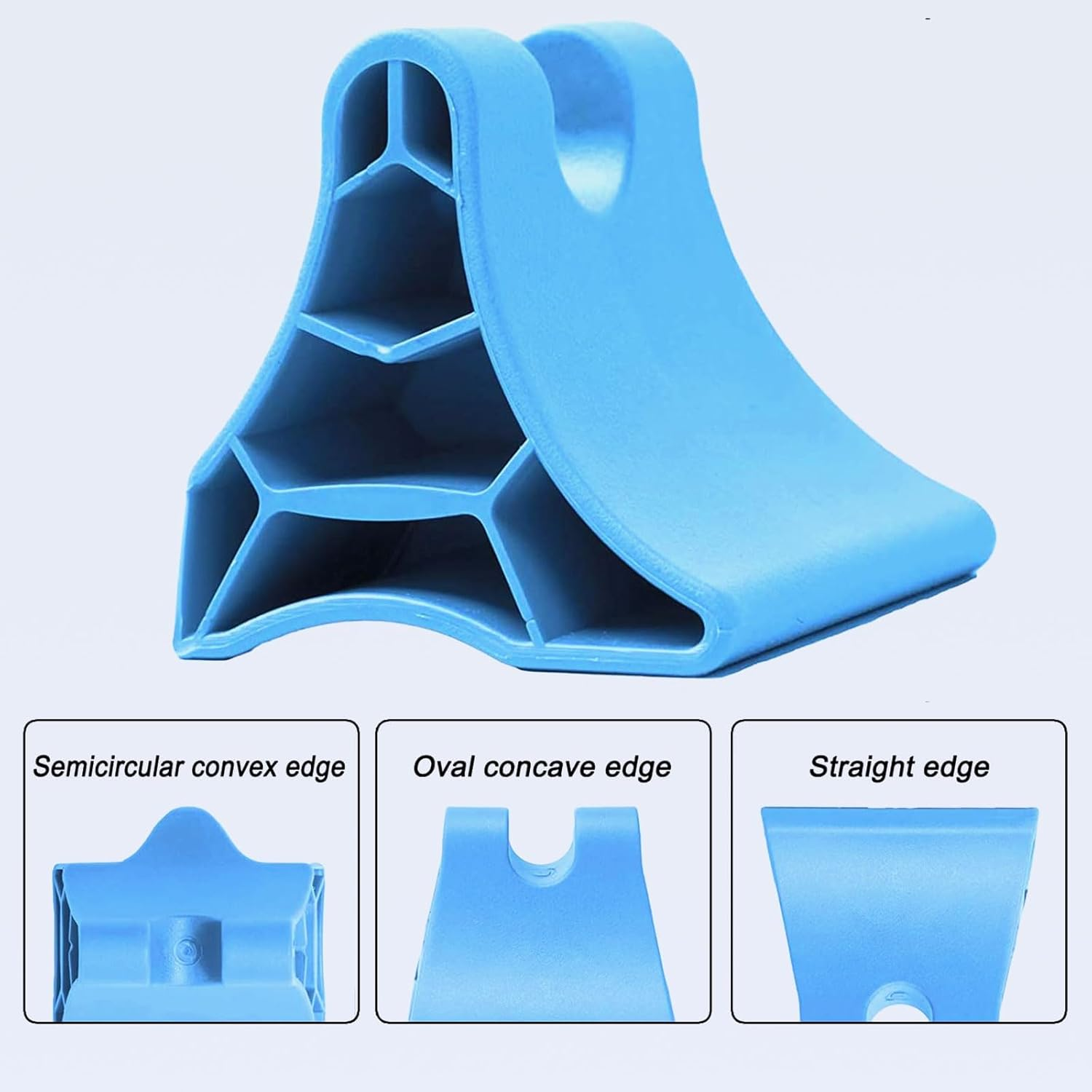 Occipital Release Tool for Neck & Back Pain Relief, Portable Suboccipital Release Device, Psoas Release Tool for Migraine Relief, Tension Headache & Neck Tension Massage, Blue - Fengea