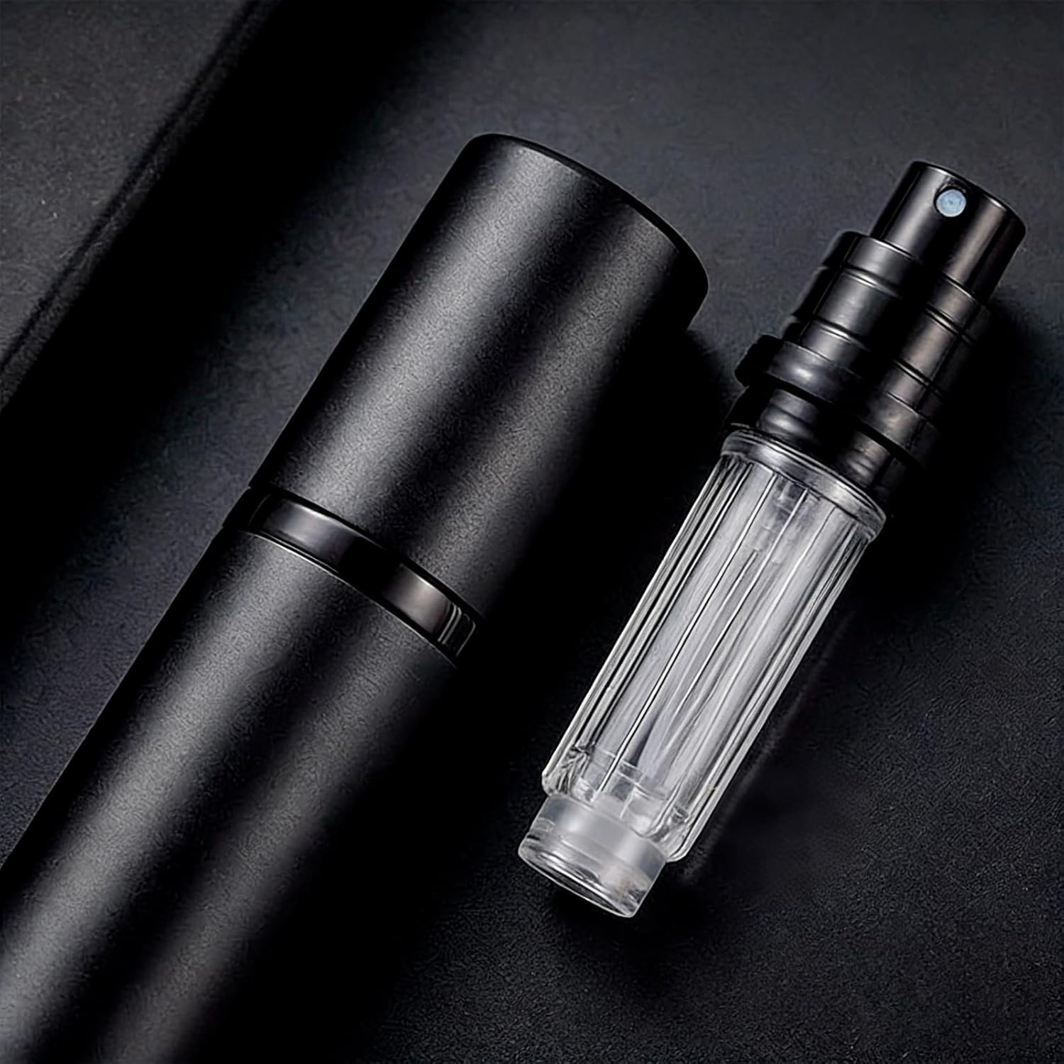 Yxvyxymyxxg​ Refillable Travel Perfume Atomizer - 5ML Leak Proof Portable Spray Bottle, Easy to Use & Carry for On-The-Go, for Men and Women image number 1