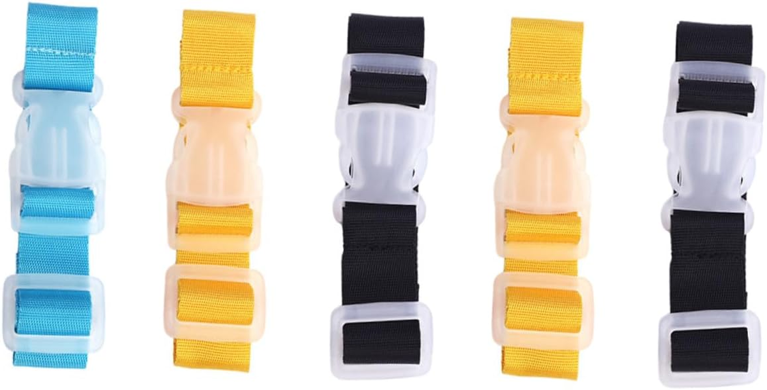 CALLARON 5Pcs Luggage Buckle Straps Suitcase Belts Travel Hanging Buckles for Secure Baggage Attachment image number 4