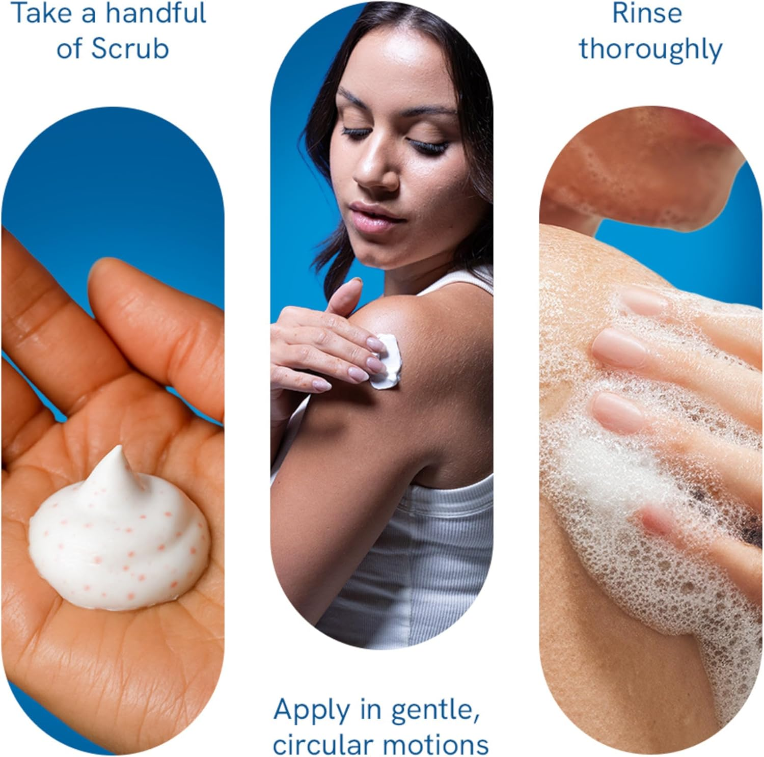 Be Bodywise 10% Lactic AHA Exfoliating Body Scrub 200G | Tan Removal & Soft-Smooth Skin | De-Tan Bathing Scrub with Centella Water & Aloe Vera, Removes Dirt & Dead Skin from Neck, Knees, Elbows & Arms | All Skin Types image number 2