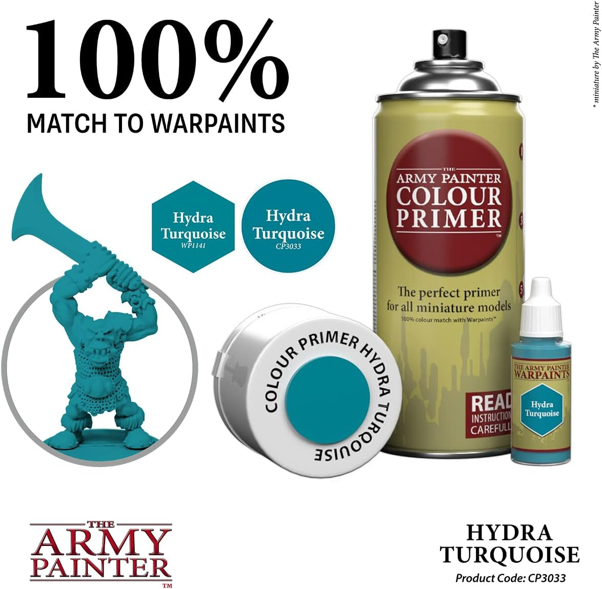 Army Painter Splash Release 2022 Spray Primer 400 Ml, Hydra Turquoise image number 1