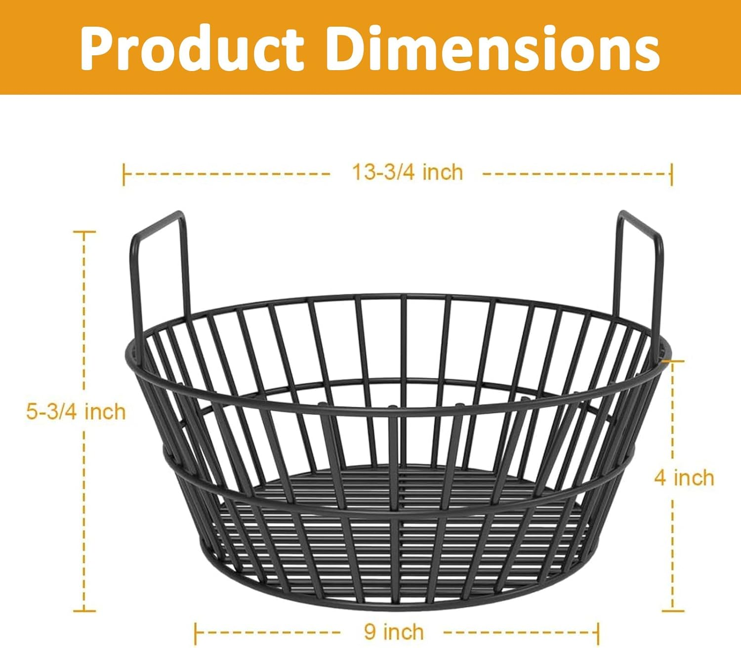 Charcoal Ash Basket for Large Big Green Egg Grill, Heavy Duty Porcelain Steel Fire Basket Also Fits Kamado Joe Classic, Compatible with Pit Boss, for Louisiana Grills, for Primo Kamado Grill, Fits image number 4