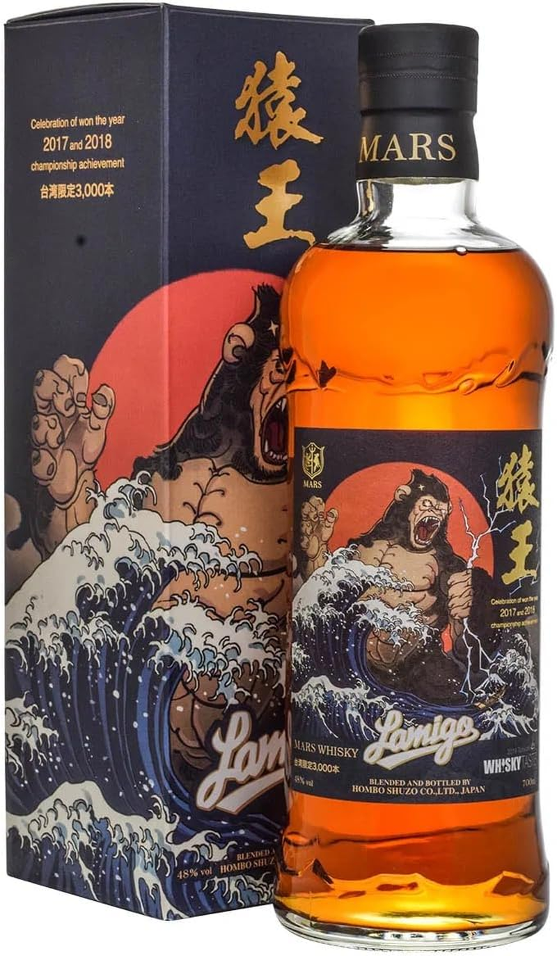Mars Shinshu X Lamigo Monkeys Japanese Blended Whisky 700Ml (2018)