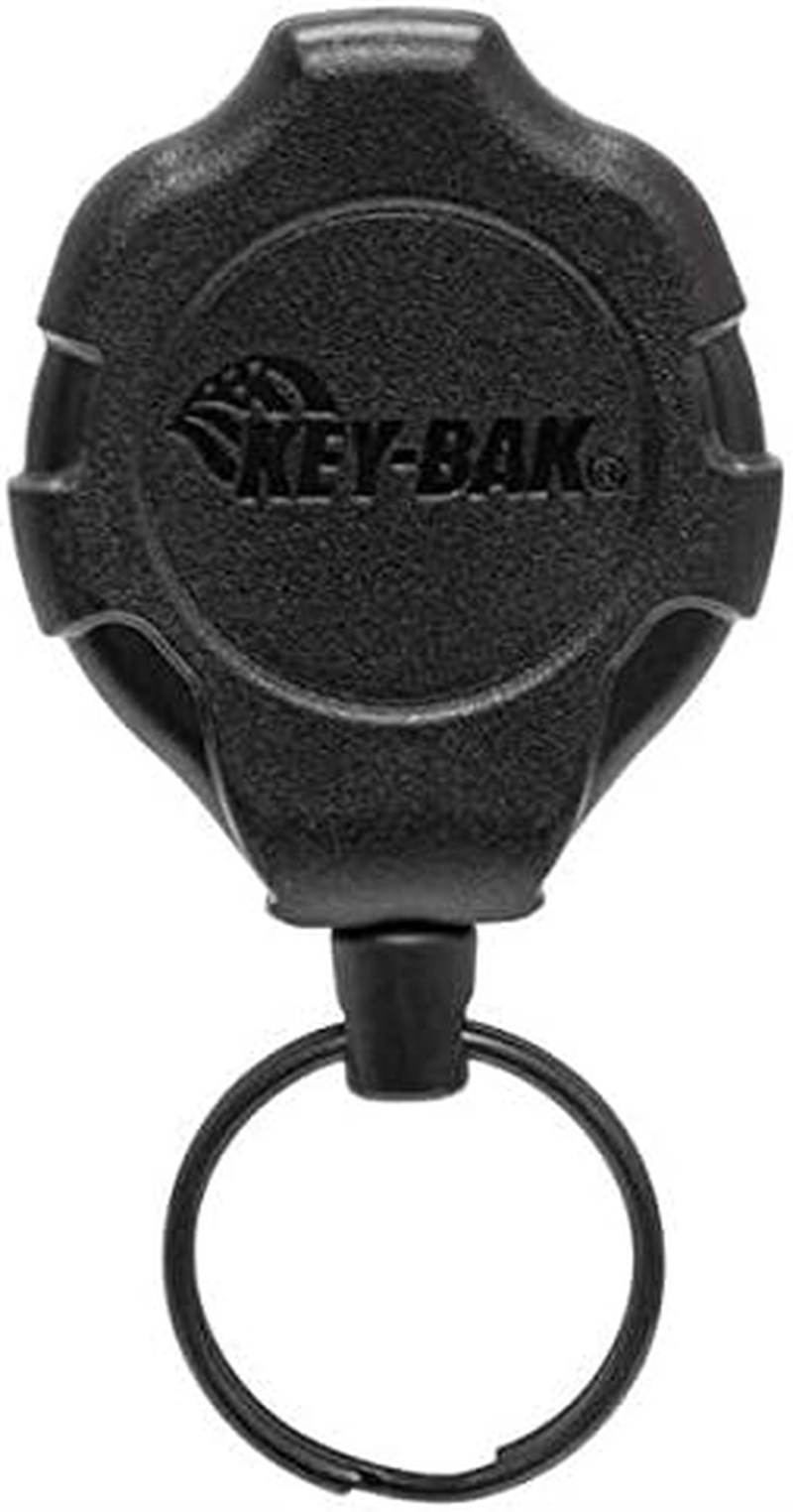 KEY-BAK Ratch-It Retractable Ratcheting Tether with 48" Retractable Cord, 10 Oz. Retraction, Belt Clip Attachment
