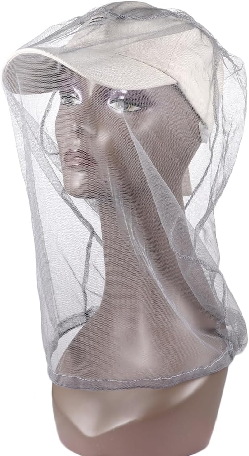 Clispeed Head Net Hat Mosquito Insect Hat Anti-Bee Head Face Protector Repellent Mesh Cap for Outdoor Fishman Camping anti Fly Insect (Blue) image number 3