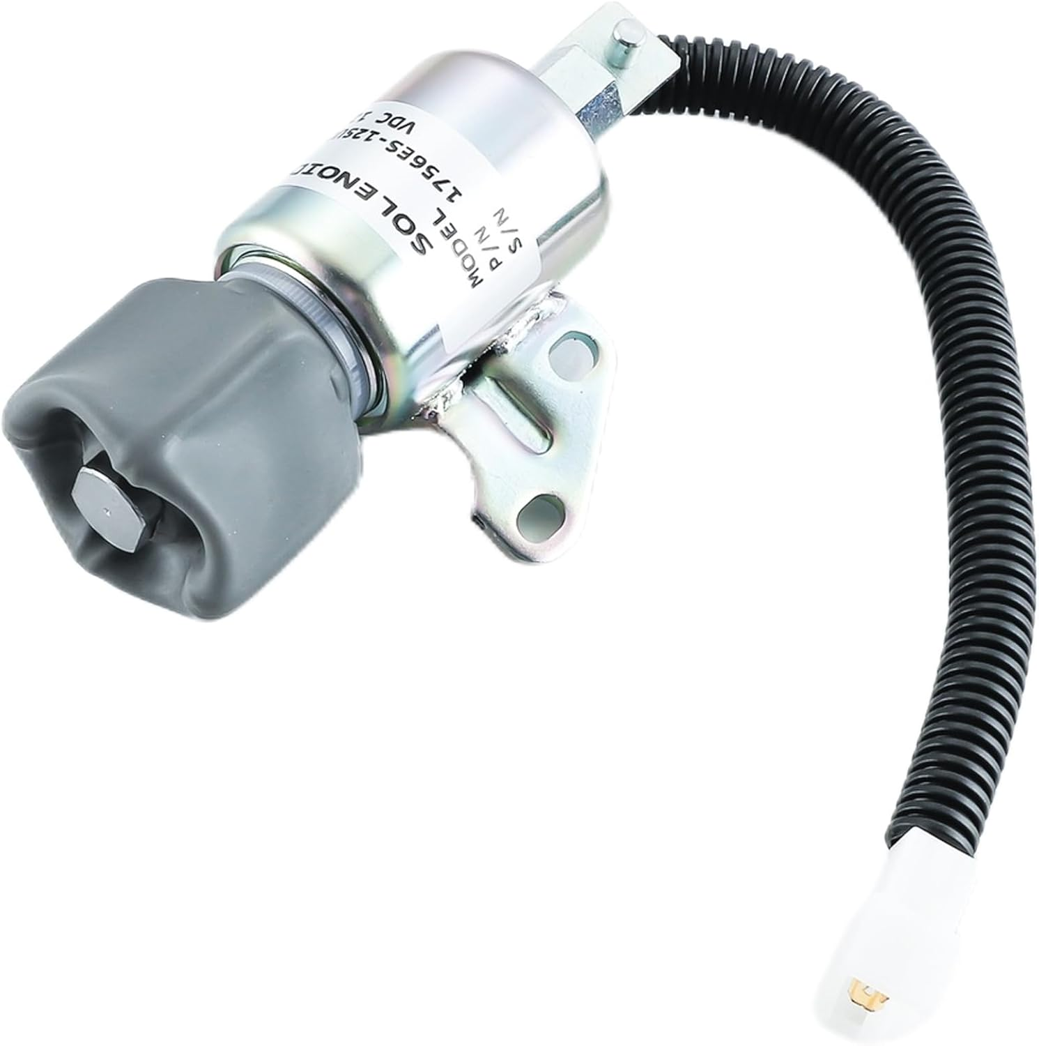 1756ES-12SUC5B1S5 Fuel Shut off Solenoid SA-5176-12 SA-4899-12 16851-57723 Replacement for Kubota Engine D722 D902 Z482 Chevy Gmc Pickup 4.3L Engine Stop Solenoid 12VDC image number 5