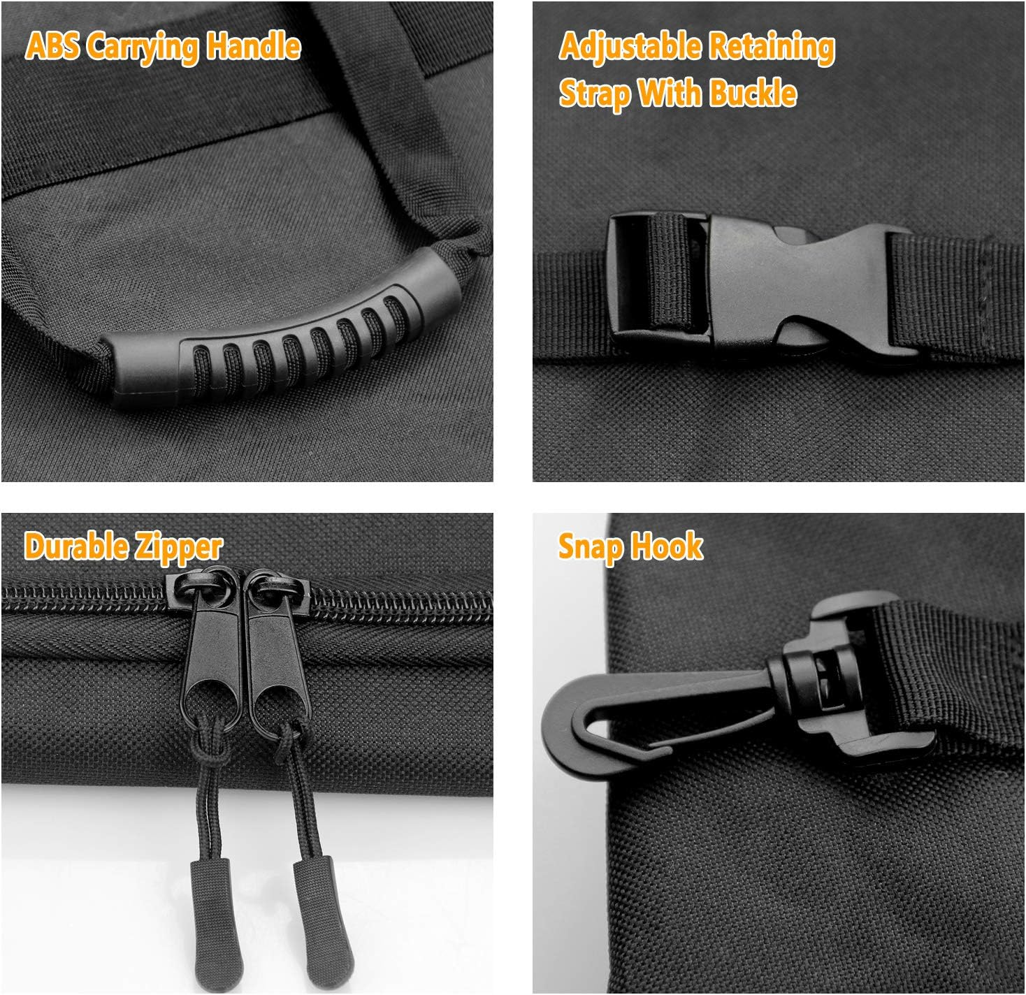 Mekar Freedom Panel Hard Top Storage Bag with Handle Compatible with 2007-2022 Jeep Wrangler JK JKU JL JLU Sports Sahara Freedom Rubicon Unlimited Gladiator 2-Door & 4-Door & 2020-2022 Gladiator JT