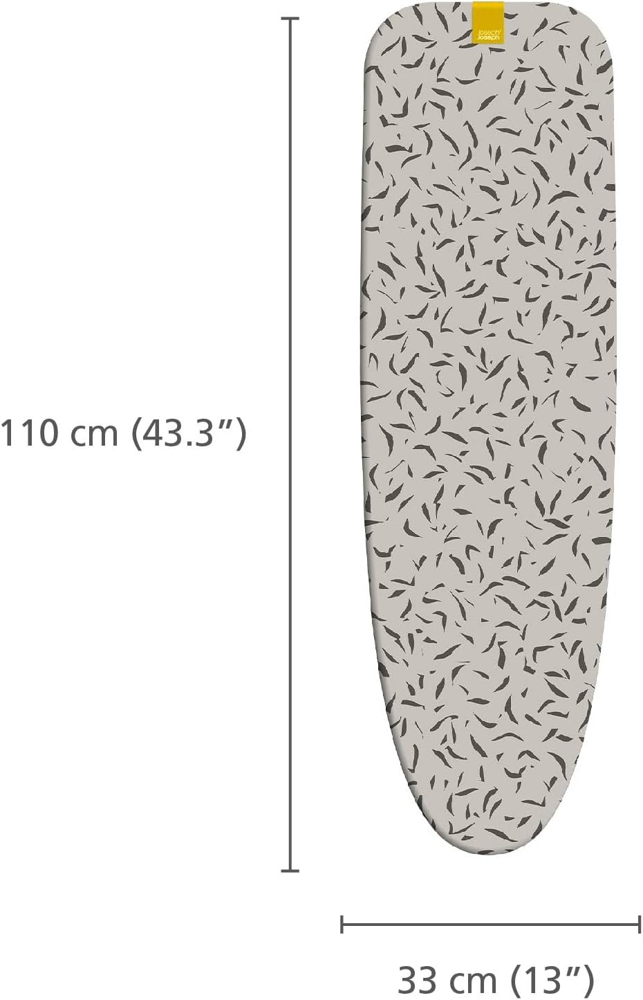 Joseph Joseph Ironing Board Cover 110 X 33Cm, Cotton with Silicone Iron Rest- for Use with Glide Compact, Ecru Scatter image number 6