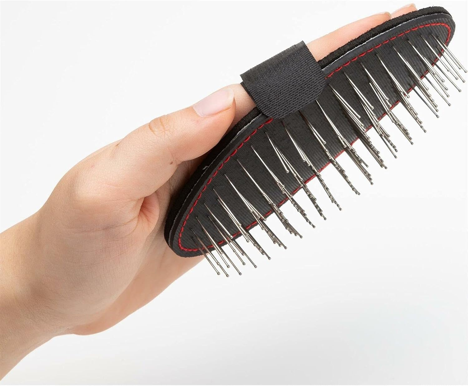 Mikki Dog, Puppy, Cat Grooming Palm Pad Glove Brush - Gentle Grooming - for Terriers and Wire Coats image number 3